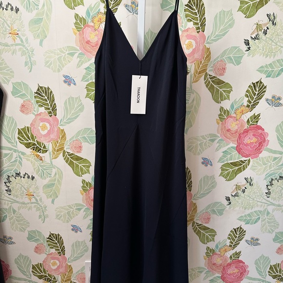 Thakoon Midnight Navy Slip Dress Size 4 NWT - Picture 8 of 9